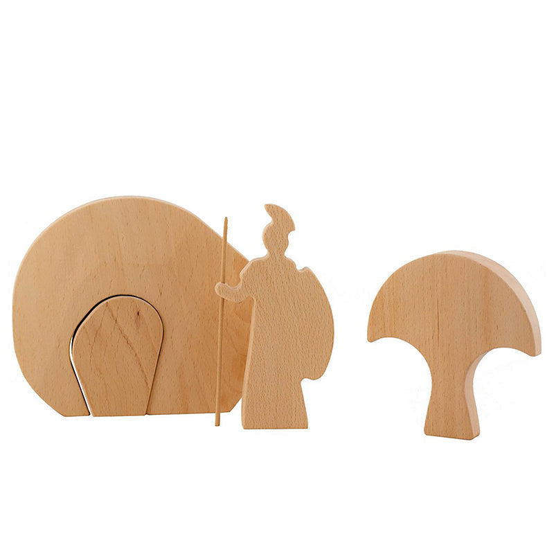 Junips | Easter Scene Wooden Decoration
