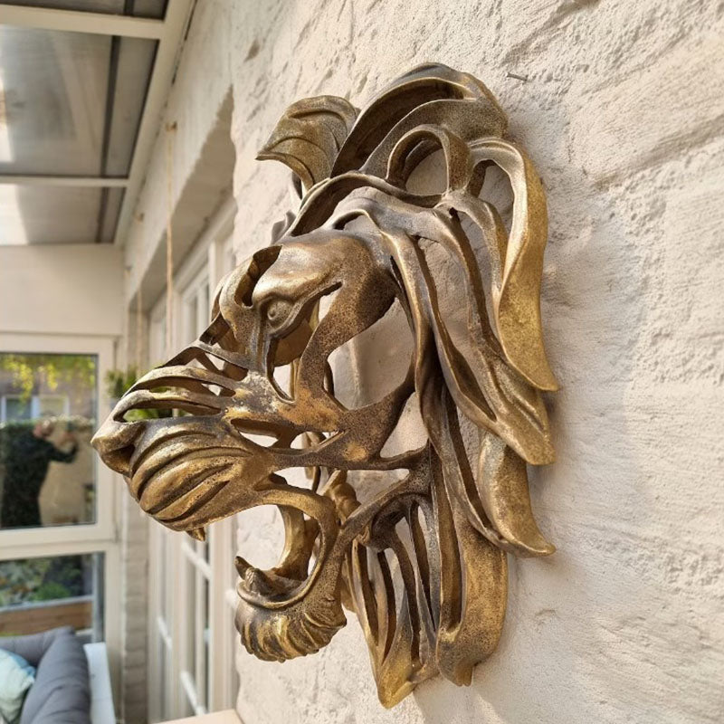 Junips | Lion Head Wall Art