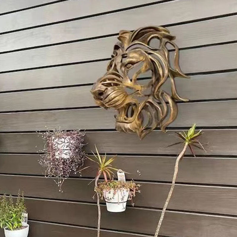 Junips | Lion Head Wall Art