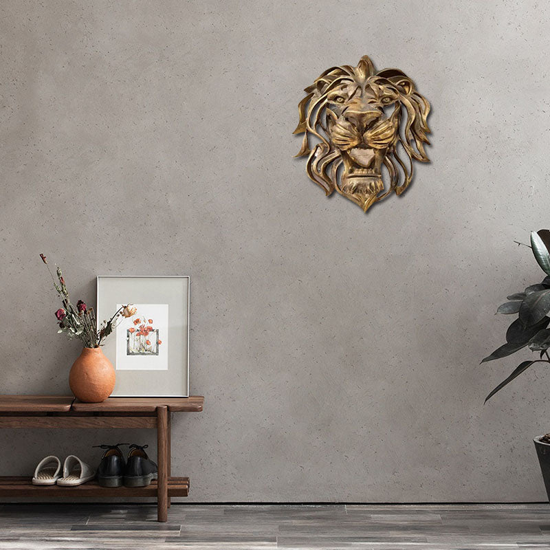 Junips | Lion Head Wall Art