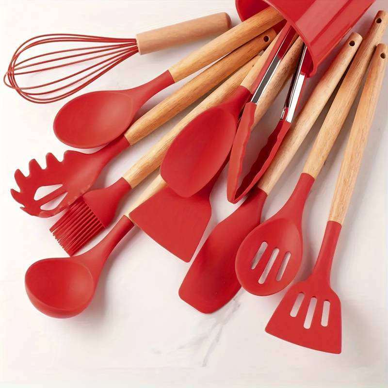Junips | Silicone Kitchen Tools Set – Heat Resistant and Scratch Resistant