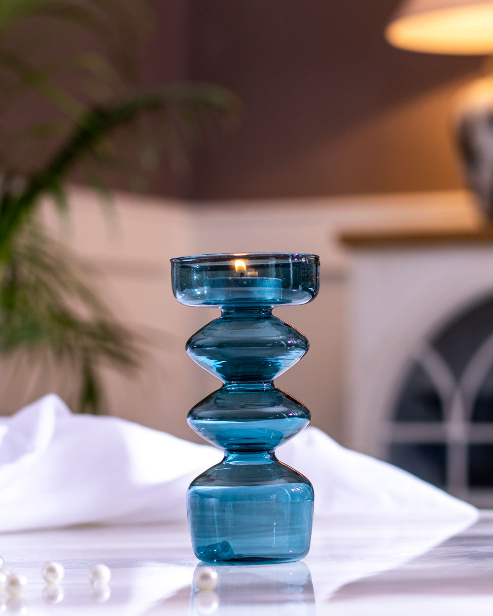 Junips | Stem Glass Candle Holder