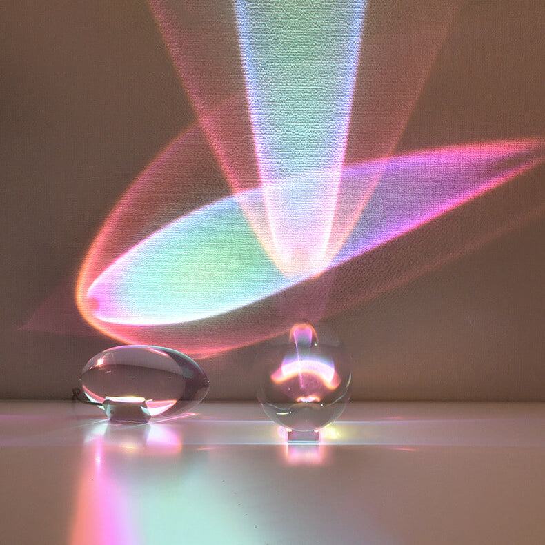 Junips | Creative Crystal Projection Angel Eyes LED Table Lamp