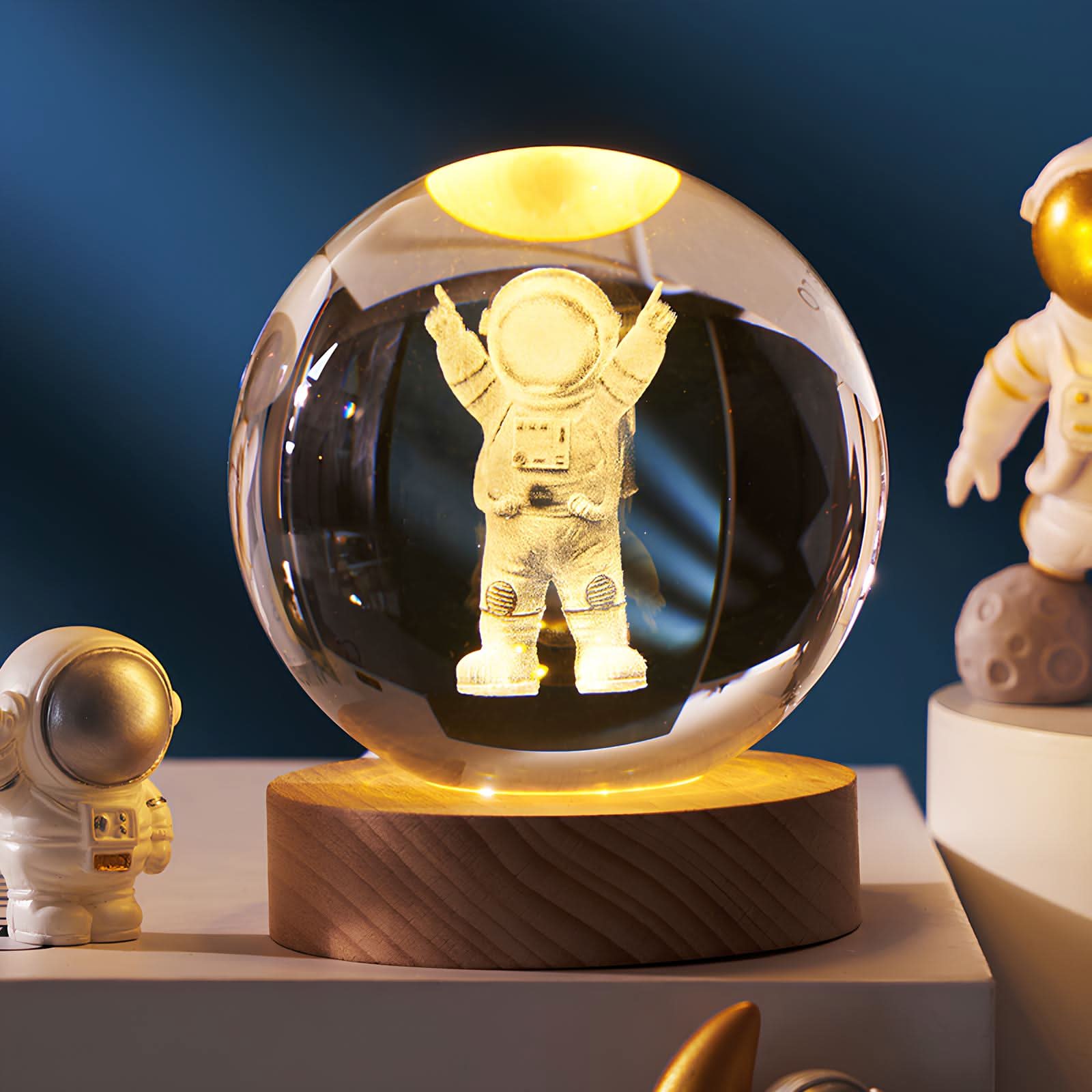 Junips | Luminous Crystal Ball LED Night Light Decor