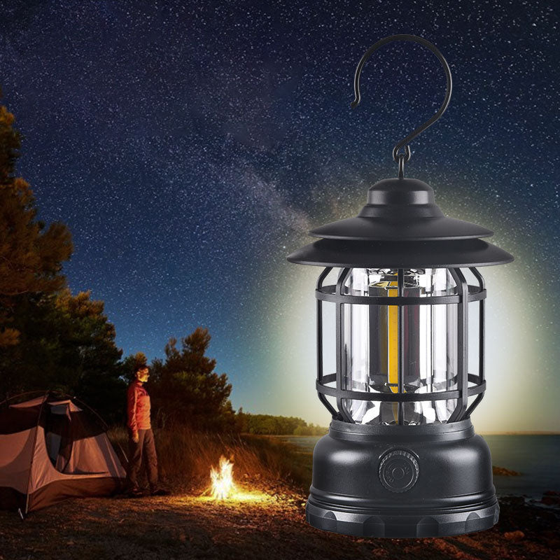 Junips | Contemporary Industrial Portable USB Rechargeable Camping Lamp Horse Lamp For Outdoor