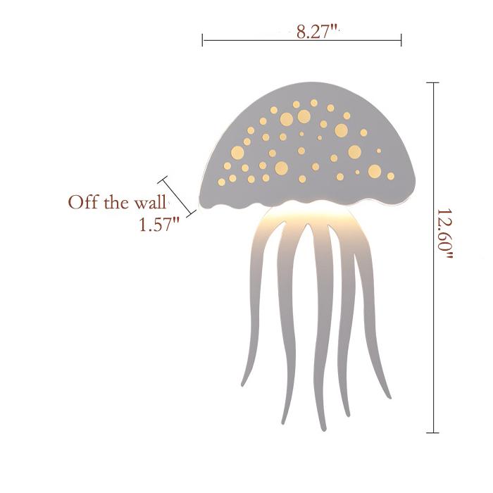 Junips | Modern creative 1-Light LED Jellyfish Wall Light