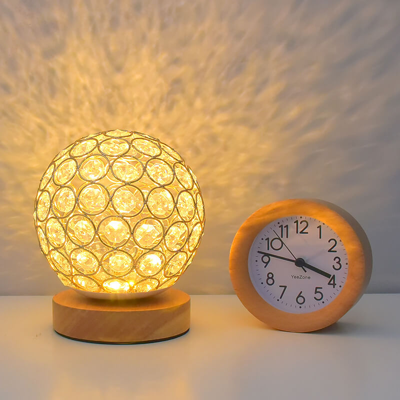 Junips | Modern Minimalistic Round USB Rechargeable LED Night Light Table Lamp