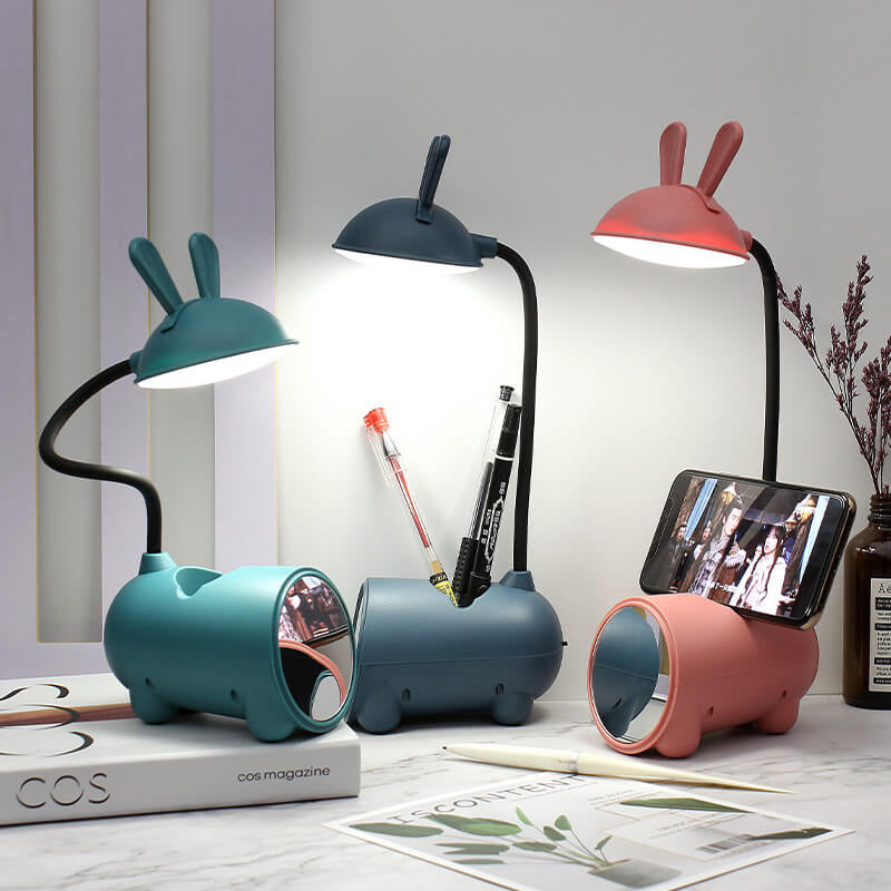 Junips | Cartoon Creative Rabbit LED Touch USB Pen Holder Desk Lamp