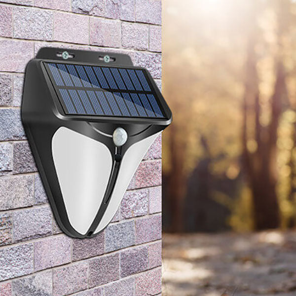 Junips | Solar Intelligent Triangle Outdoor Waterproof Body Sensor Patio LED Wall Light