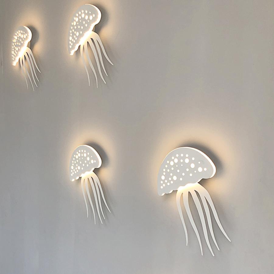 Junips | Modern creative 1-Light LED Jellyfish Wall Light