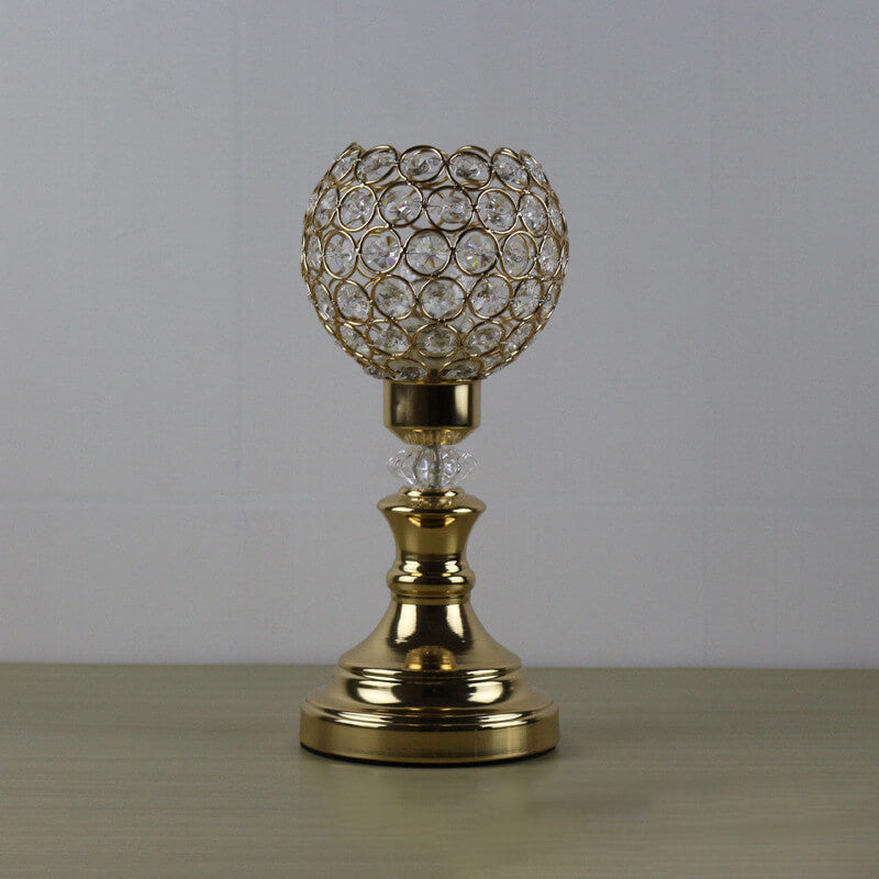 Junips | European Luxury Crystal Ball 1-Light Art Table Lamp