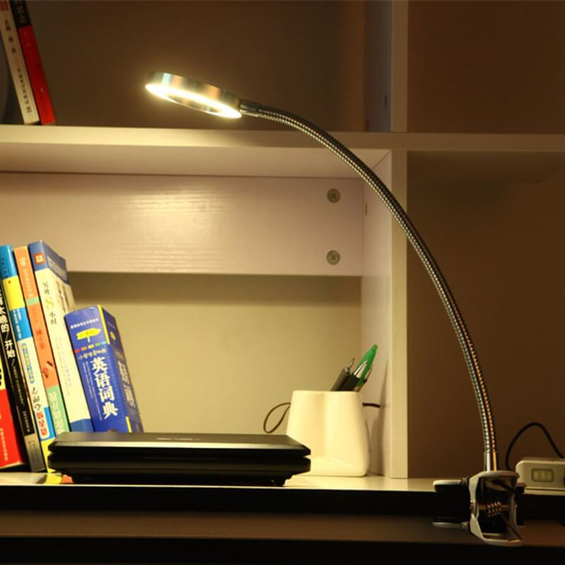 Junips | Creative simple USB pants button LED reading clip desk lamp