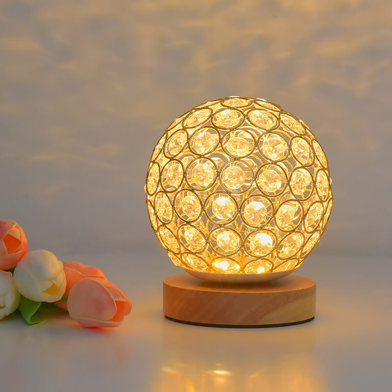 Junips | Modern Minimalist Round USB rechargeable LED table lamp
