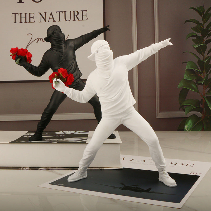 Junips | Banksy Flower Rioter Ornament