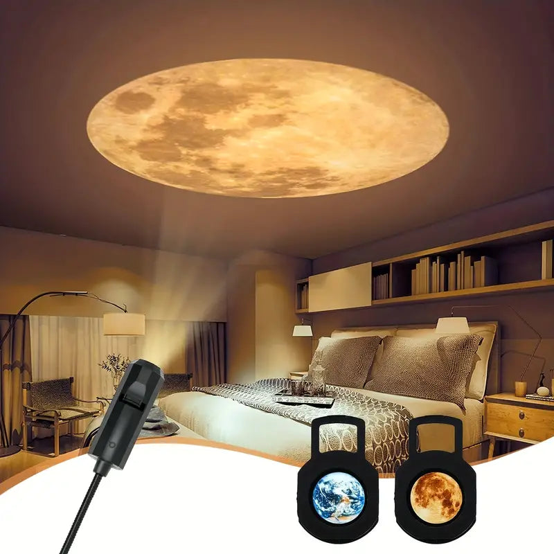 Junips | Renan - Large unique project light (Earth and Moon)