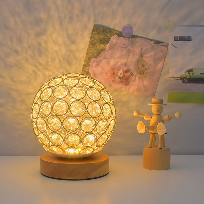 Junips | Modern Minimalist Round USB rechargeable LED table lamp