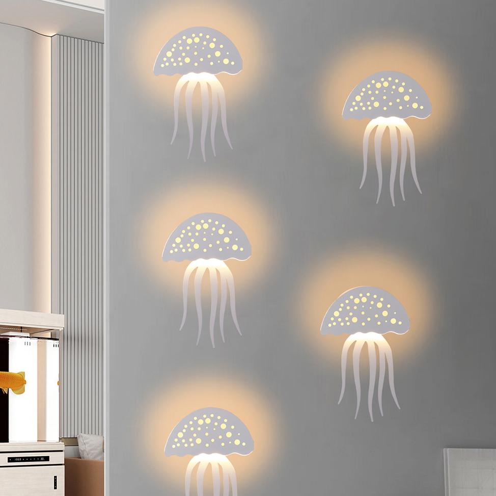 Junips | Modern creative 1-Light LED Jellyfish Wall Light