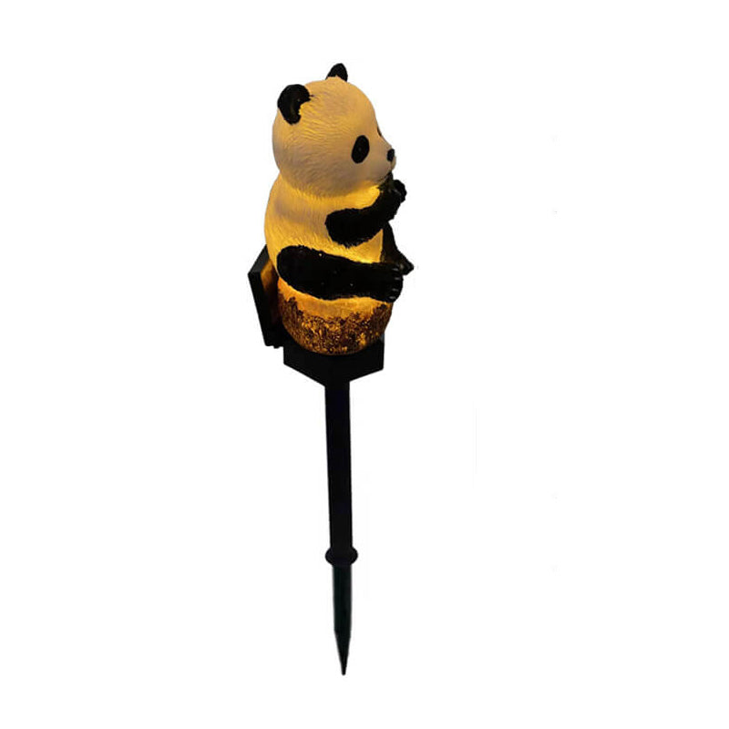 Junips | Solar resin panda outdoor waterproof patio decoration ground light