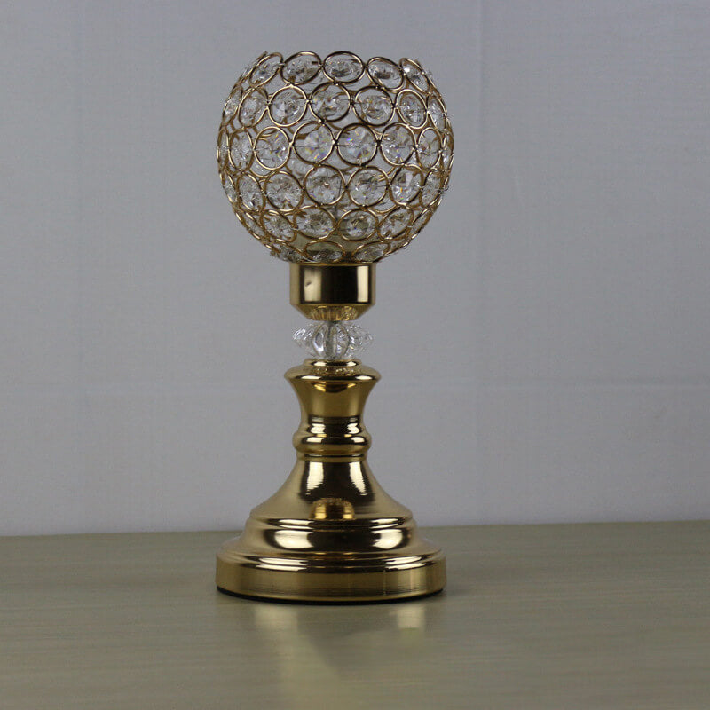 Junips | European Luxury Crystal Ball 1-Light Art Table Lamp