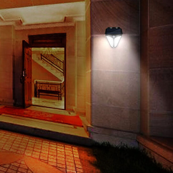 Junips | Solar Intelligent Triangle Outdoor Waterproof Body Sensor Patio LED Wall Light