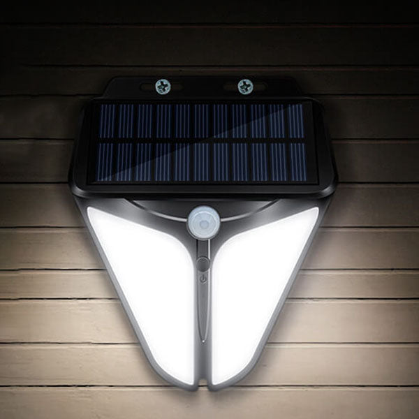 Junips | Solar Intelligent Triangle Outdoor Waterproof Body Sensor Patio LED Wall Light