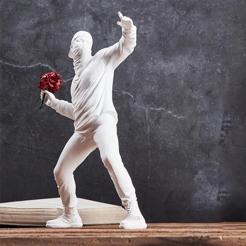 Junips | Banksy Flower Rioter Ornament