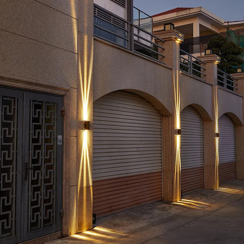 Junips | Modern Waterproof LED Outdoor Wall Light | IP65 Up/Down Aluminum Fixture | 6W-10W Hardwired Exterior Sconce | 600-1000 Lumens