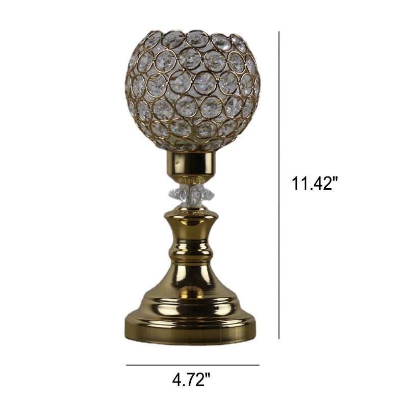 Junips | European Luxury Crystal Ball 1-Light Art Table Lamp