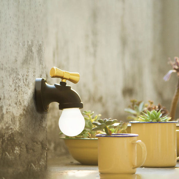 Junips | Modern creative faucet ABS PC USB LED night light wall lamp