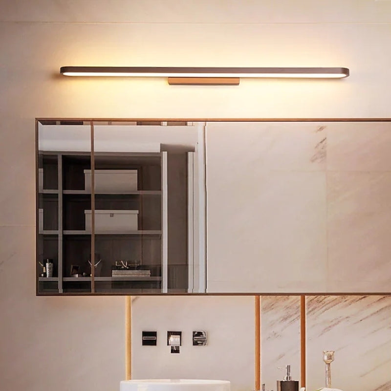 Junips | Leigh modern wall light linear, Gold, Bedroom/Bathroom, Metal