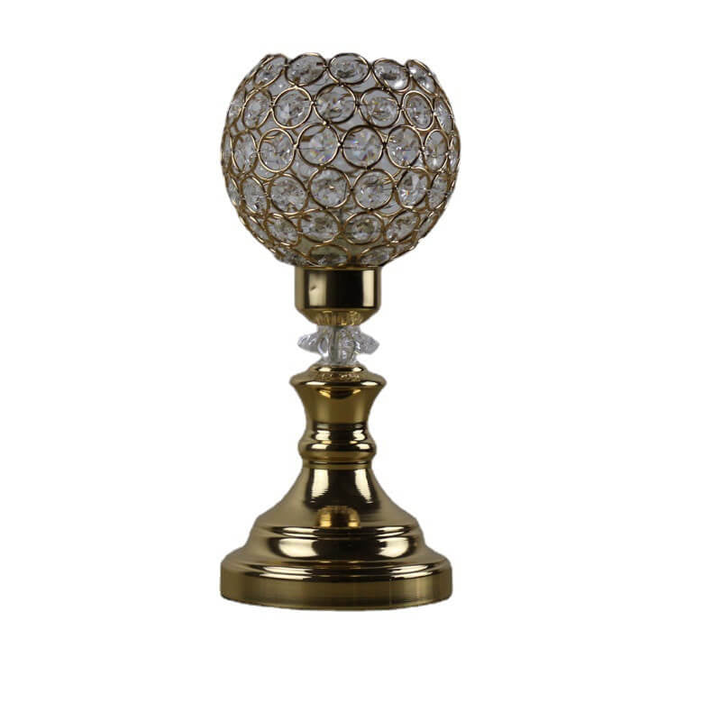 Junips | European Luxury Crystal Ball 1-Light Art Table Lamp