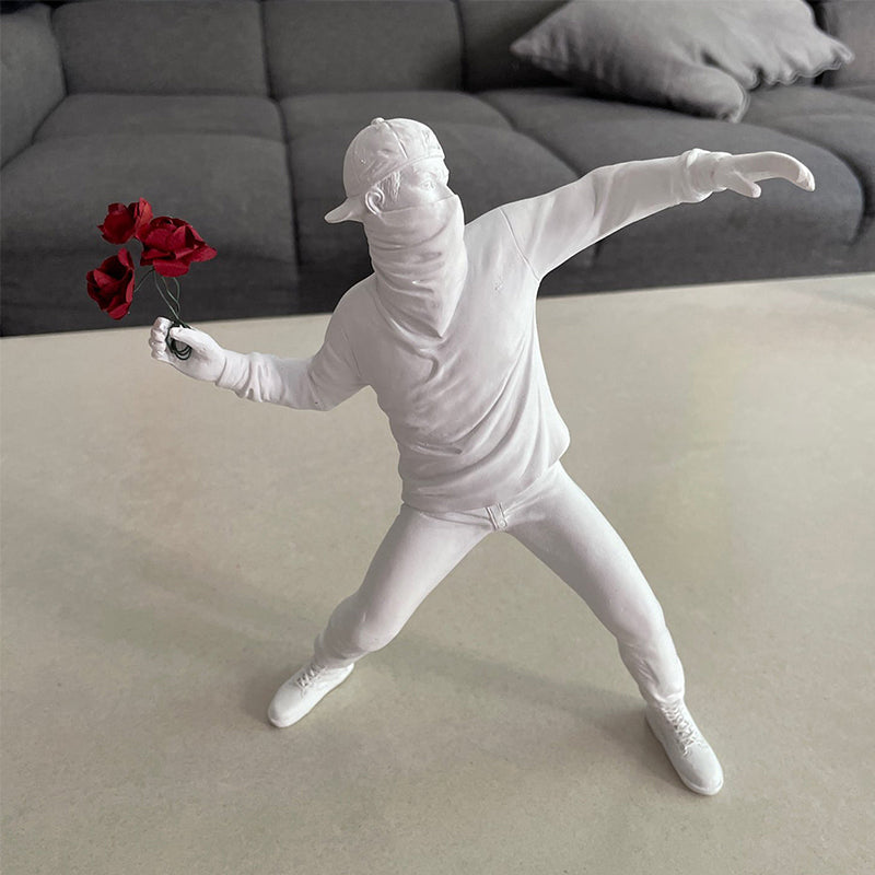 Junips | Banksy Flower Rioter Ornament