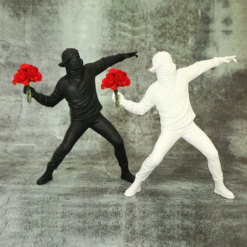 Junips | Banksy Flower Rioter Ornament