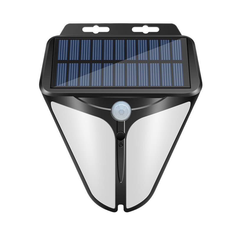 Junips | Solar Intelligent Triangle Outdoor Waterproof Body Sensor Patio LED Wall Light