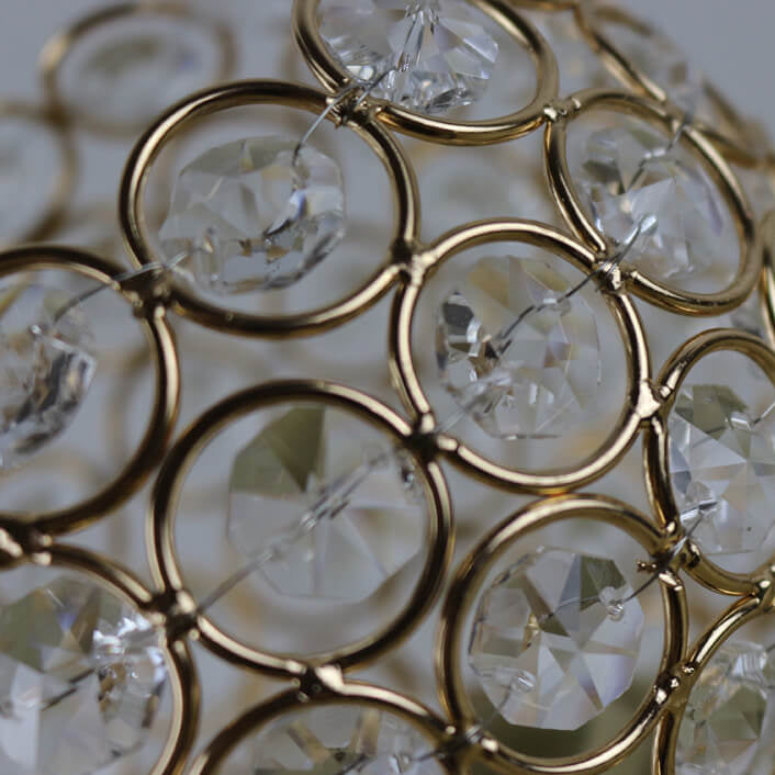 Junips | European Luxury Crystal Ball 1-Light Art Table Lamp