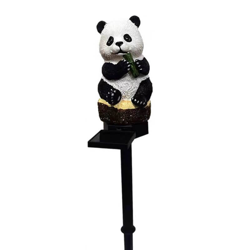 Junips | Solar resin panda outdoor waterproof patio decoration ground light