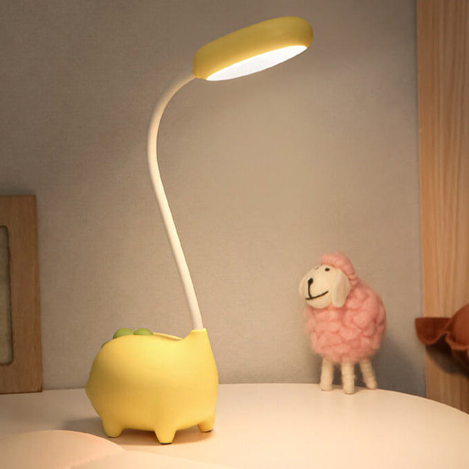 Junips | Rechargeable LED Desk Lamp with Cartoon Dinosaur Eye Care
