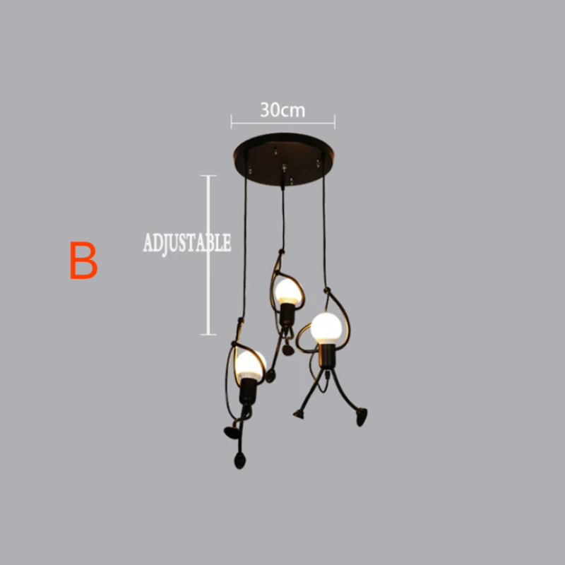 Junips | Retro Iron Man Pendant Light