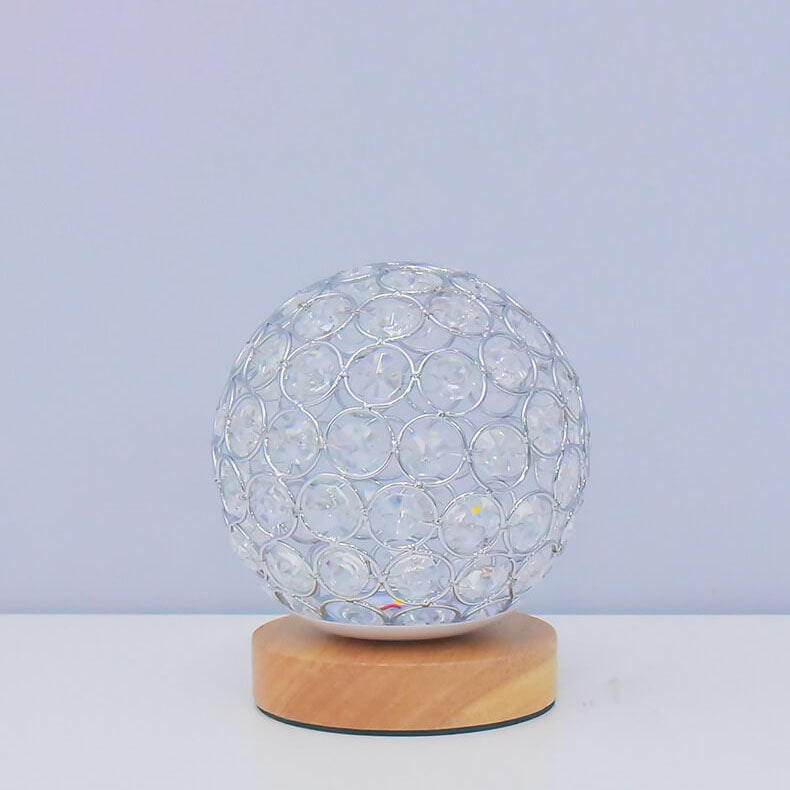 Junips | Modern Minimalist Round USB rechargeable LED table lamp