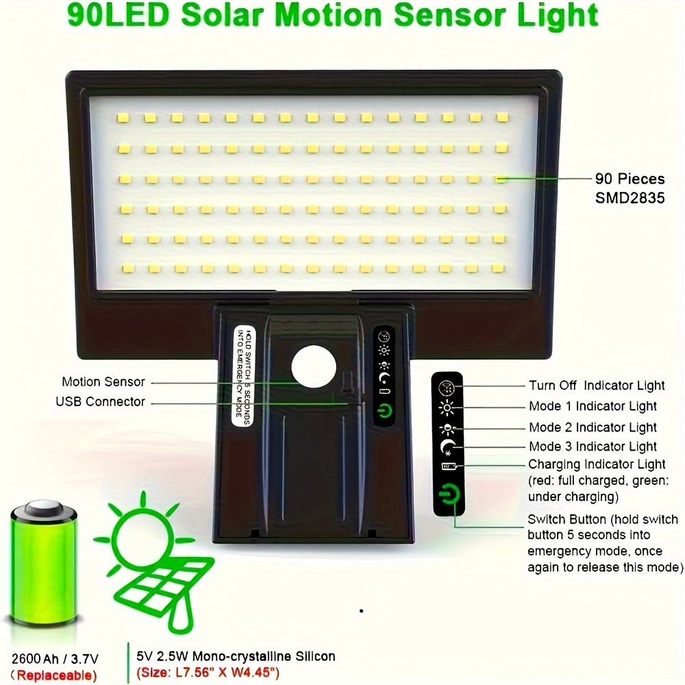 Junips | SmartSolar - Solar LED Outdoor lamp Spotlight Motion sensor - a lifetime of free light
