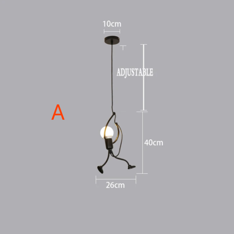 Junips | Retro Iron Man Pendant Light