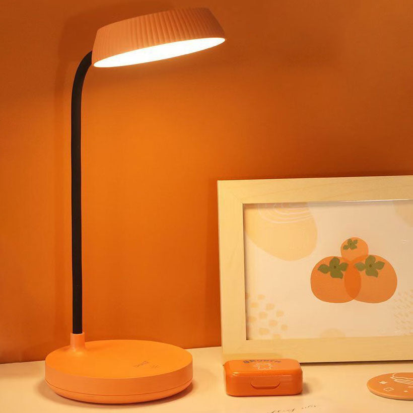 Junips | Nordic Minimalist Round Plate LED Touch Eye Protection USB Desk Lamp