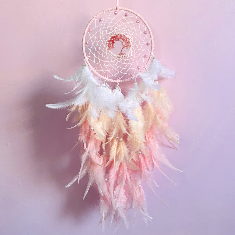 Junips | Frendorf Crystal Tree of Life Feather Glow Dreamcatcher