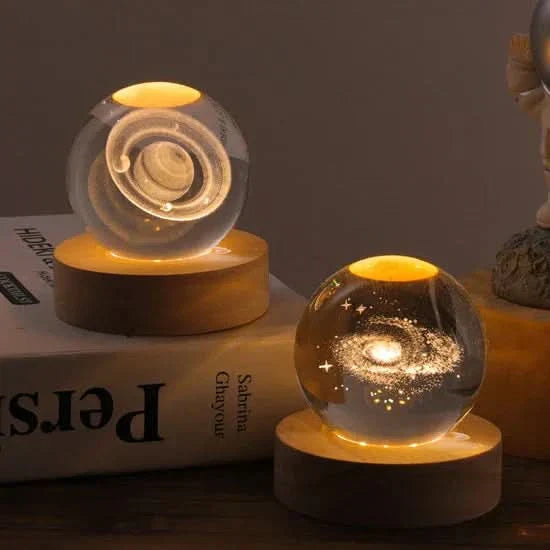 Junips | Luminous Crystal Ball LED Night Light Decor