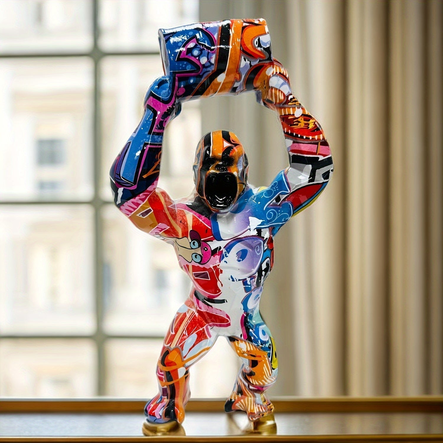 Junips | Luxury Graffiti Donkey Kong Barrel Sculpture