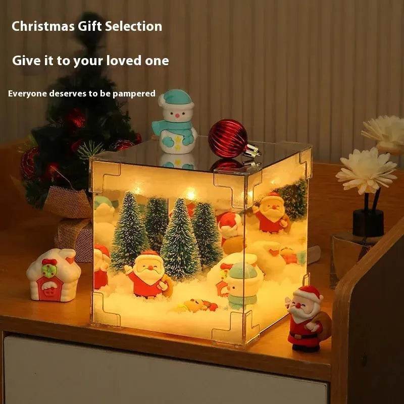 Junips | Christmas Cube Night Light Lamp Desktop Decoration Christmas gifts