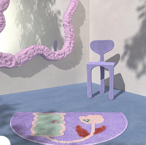 Junips | Wonderful small flower bath mat