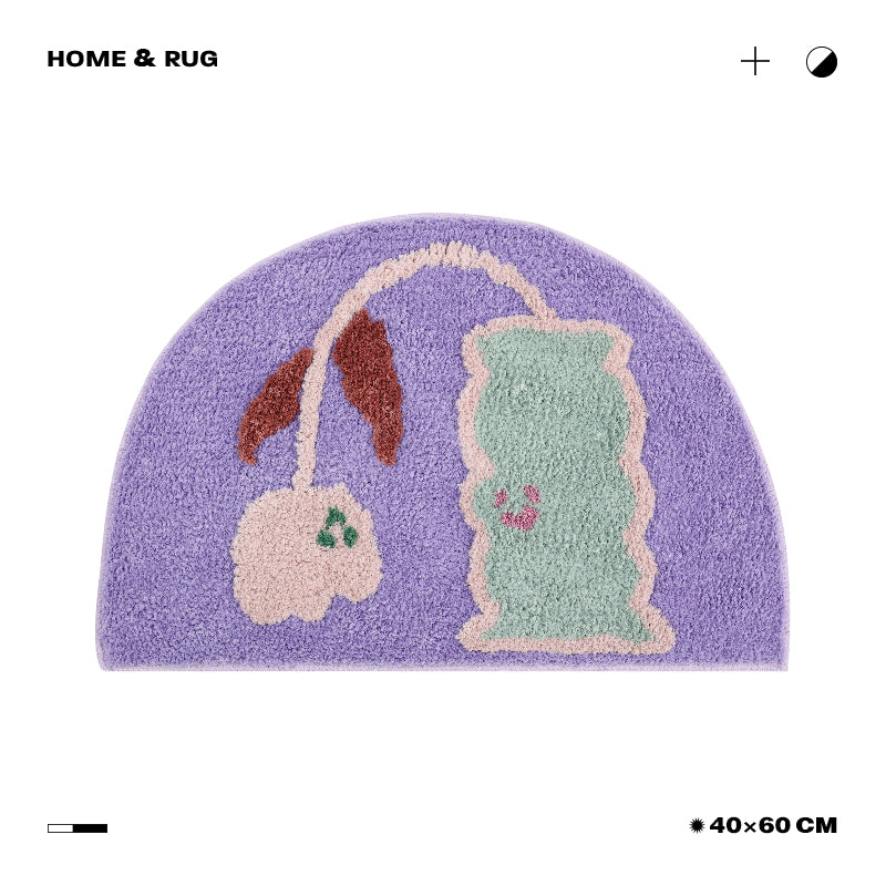 Junips | Wonderful small flower bath mat