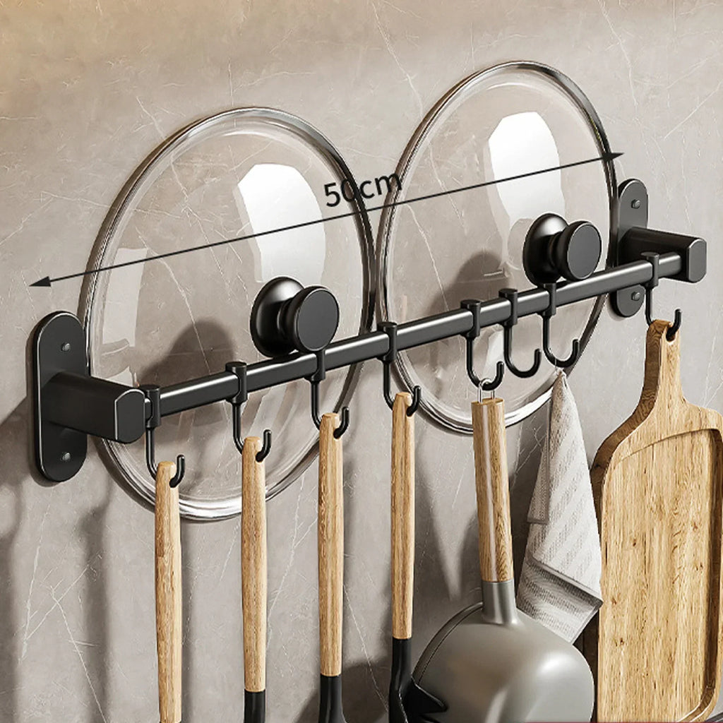 Junips | Storage shelf for kitchen utensils – versatile use – wall-mounted – storage shelf for pan lids and spatulas