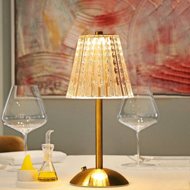 Junips | AuraGlow Table Lamp - Rechargeable LED Lamp with Dimming Function